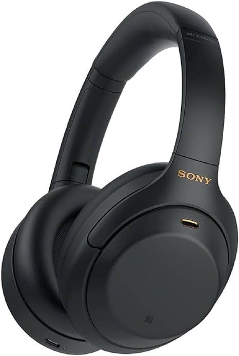 Sony WH-1000XM4 Wireless Premium Noise Canceling Overhead Headphones with Mic for Phone-Call and Alexa Voice Control, Black WH1000XM4