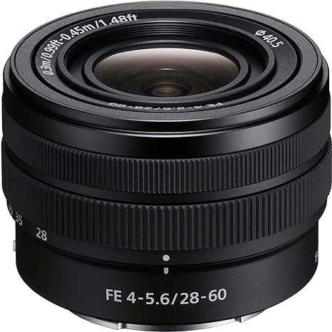 Sony Full Frame E-Mount Lens SEL2860 - The World’s Smallest & lightest* Full-Frame E-Mount Standard Zoom Lens